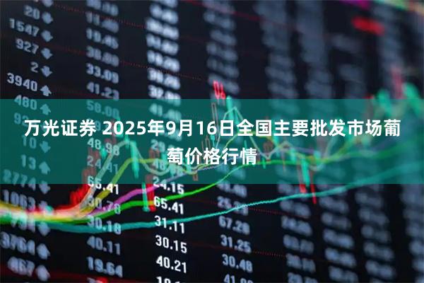 万光证券 2025年9月16日全国主要批发市场葡萄价格行情